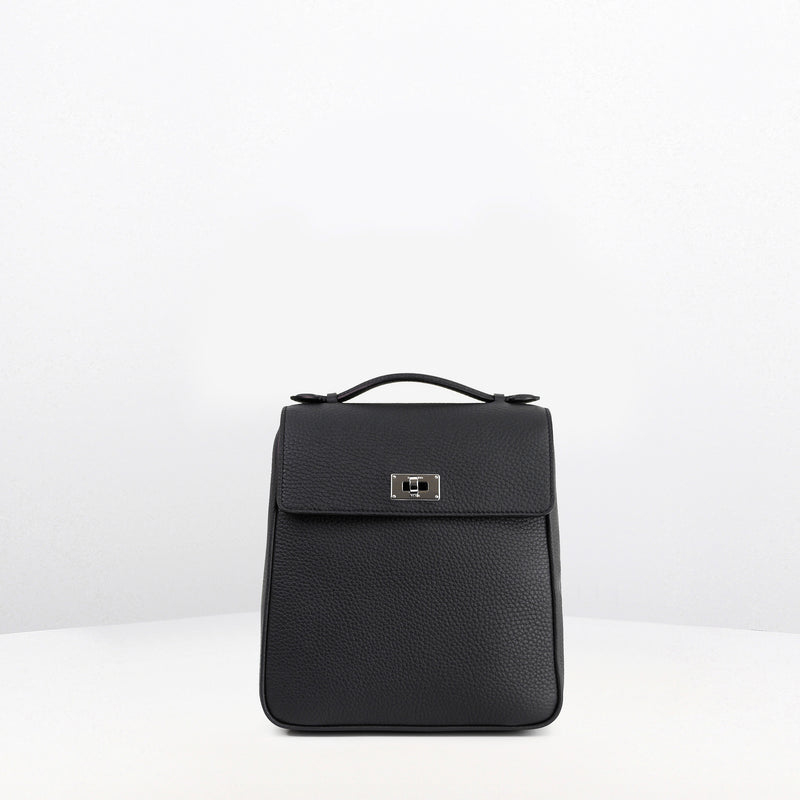 LEATHER BACKPACK MONCEAU BLACK