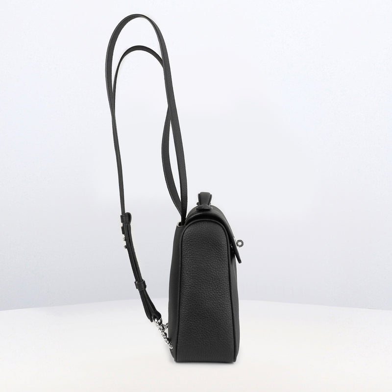 LEATHER BACKPACK MONCEAU BLACK