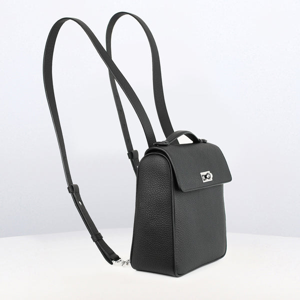 LEATHER BACKPACK MONCEAU BLACK