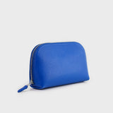 LEATHER COSMETIC CASE OCEAN BLUE