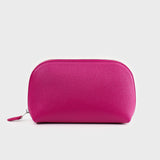 LEATHER COSMETIC CASE FUXIA