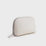 LEATHER COSMETIC CASE IVORY