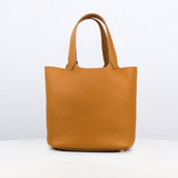 LEATHER HANDBAG ETOILE PM CAMEL WITH GOLD HARDWARE