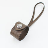 LEATHER GLOVE HOLDER TAUPE