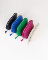 LEATHER COSMETIC CASE FUXIA