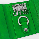 LEATHER KEY CASE GREEN BAMBOO