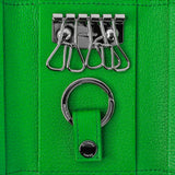 LEATHER KEY CASE GREEN BAMBOO