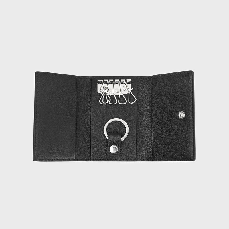 LEATHER KEY CASE BLACK