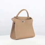 LEATHER HANDBAG LUTECE MINI TOURTERELLE