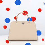 LEATHER HANDBAG OPERA MINI IVORY