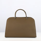 LEATHER HANDBAG OPERA PM TAUPE