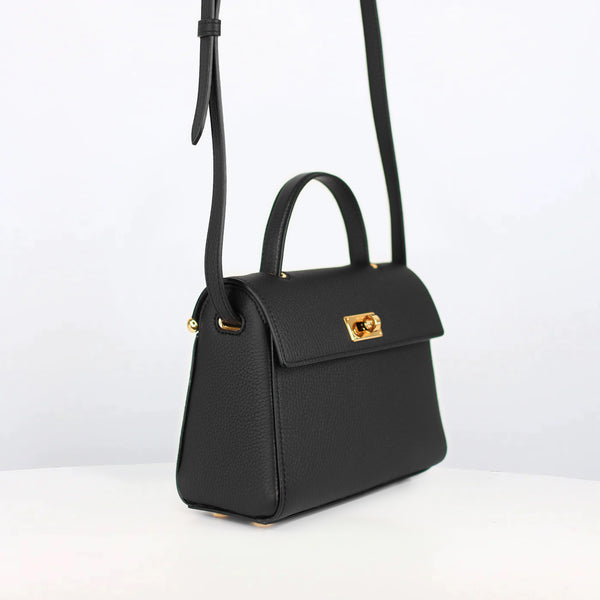 LEATHER HANDBAG PALAIS ROYAL MINI BLACK