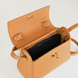 LEATHER HANDBAG PALAIS ROYAL MINI CAMEL