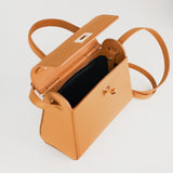 LEATHER HANDBAG PALAIS ROYAL MINI CAMEL