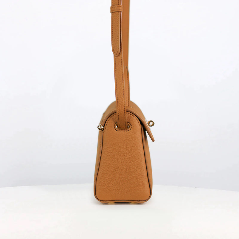 LEATHER HANDBAG PALAIS ROYAL MINI CAMEL