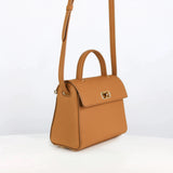 LEATHER HANDBAG PALAIS ROYAL MINI CAMEL