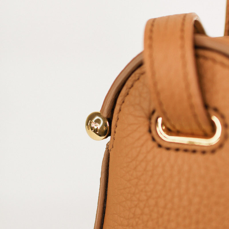 LEATHER HANDBAG PALAIS ROYAL MINI CAMEL