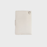 LEATHER PASSPORT HOLDER IVORY