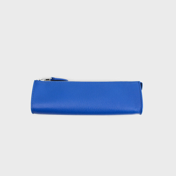 LEATHER PEN CASE OCEAN BLUE