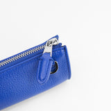 LEATHER PEN CASE OCEAN BLUE