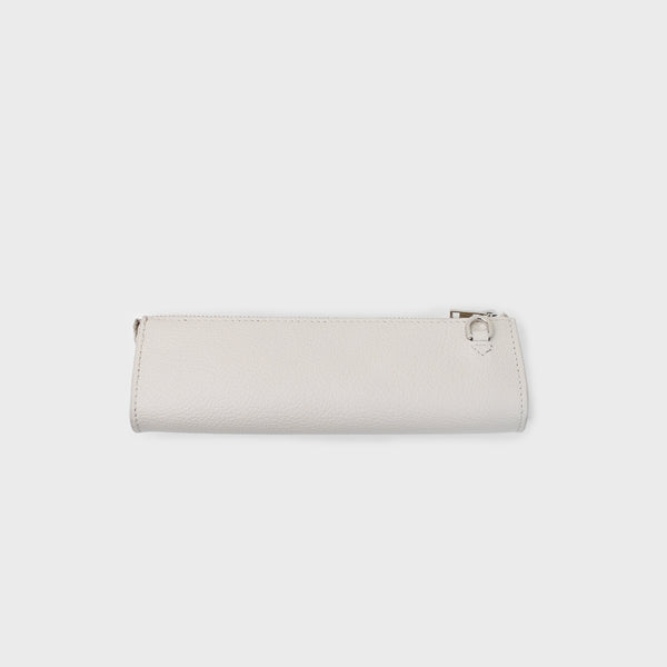 LEATHER PEN CASE IVORY