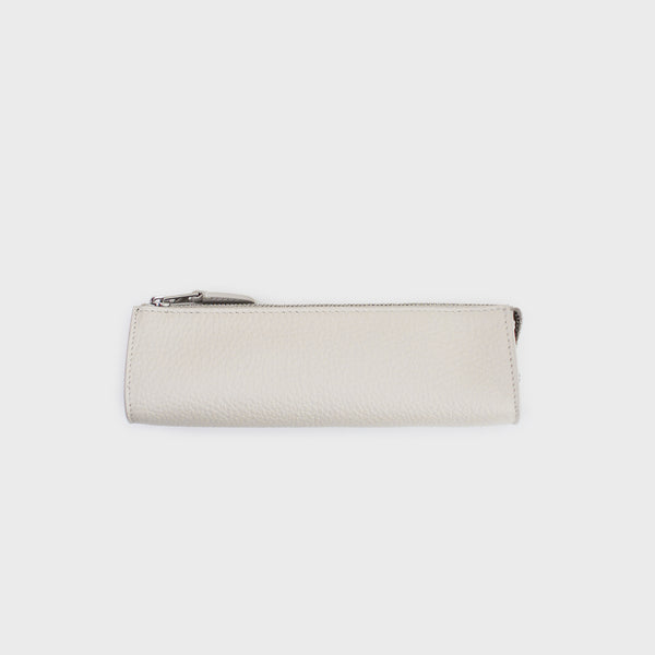 LEATHER PEN CASE IVORY