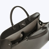 Multipockets Handbag Saint Germain Charcoal Grey