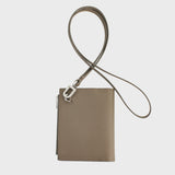 SANGLE EN CUIR TAUPE