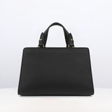 LEATHER HANDBAG TROCADERO BLACK