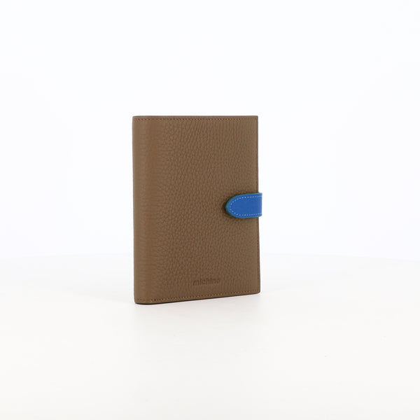 MEDIUM WALLET TAUPE / BLUE TRANSAT